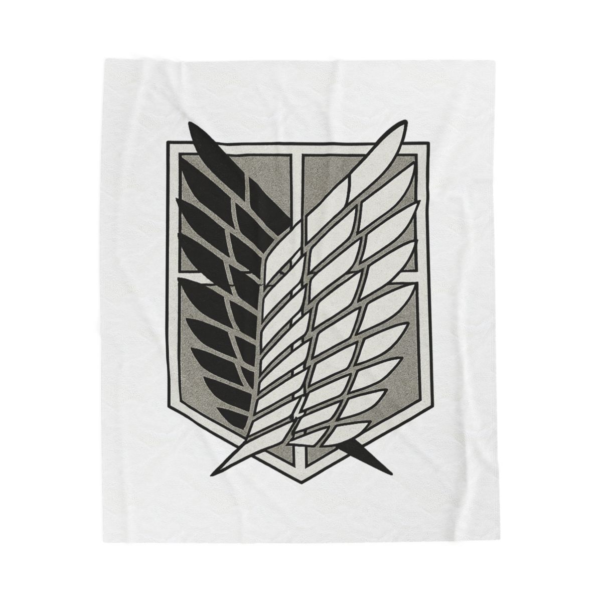 Attack on Titan Survey Corps Flag Anime Wall Art - alternate angle 3, merchandise