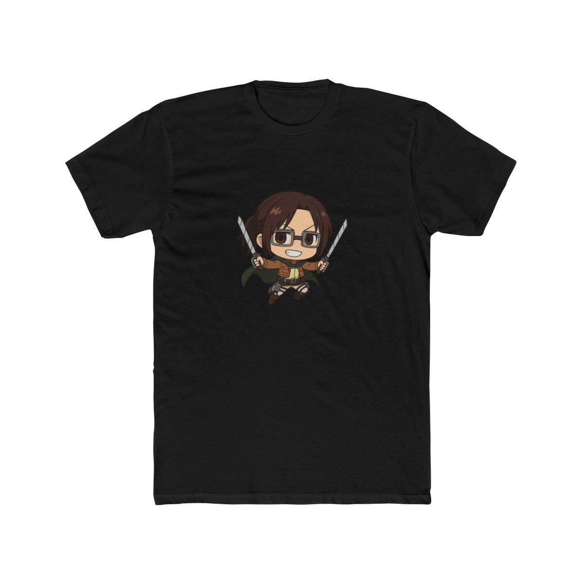 Hange Zoe Attack on Titan Anime T-Shirt - alternate angle 3, merchandise
