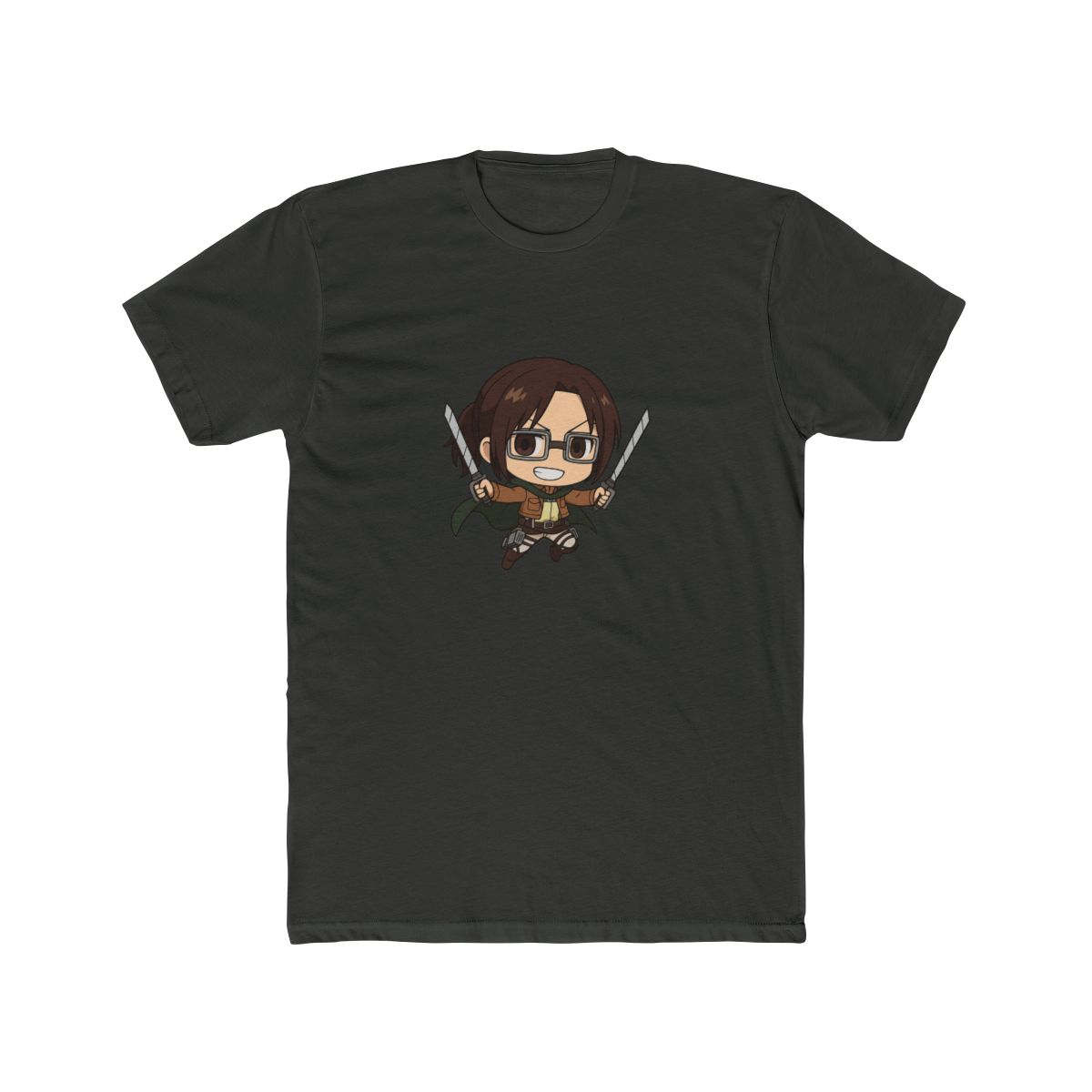 Hange Zoe Attack on Titan Anime T-Shirt - alternate angle 2, merchandise