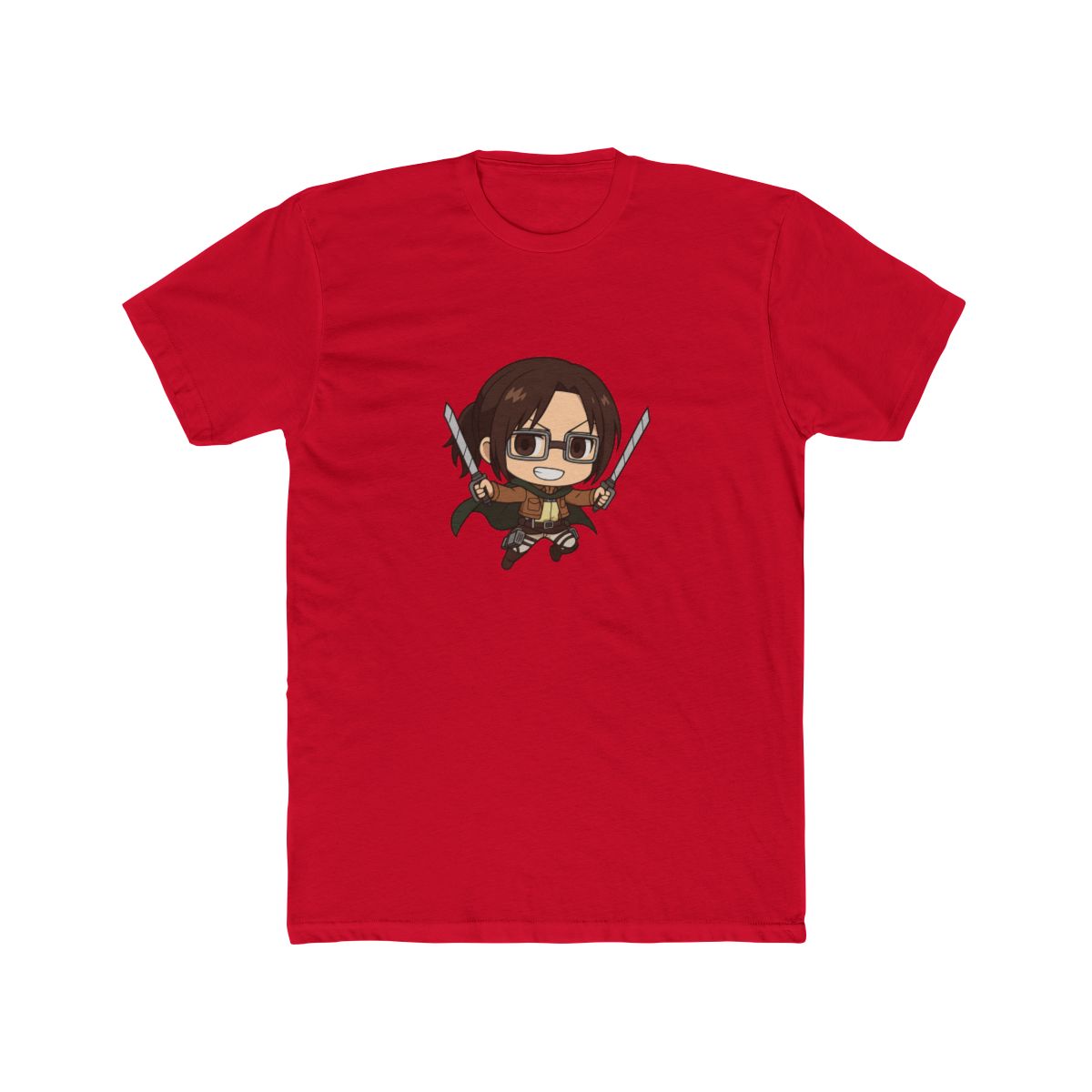 Hange Zoe Attack on Titan Anime T-Shirt - alternate angle 3, merchandise