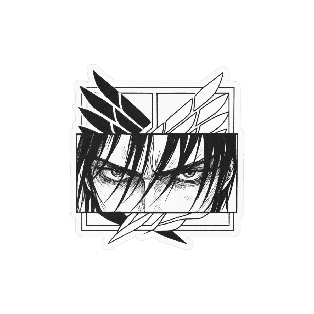 Levi by R Orner Artistic Sticker | Bold Vinyl Decal - alternate angle 3, merchandise