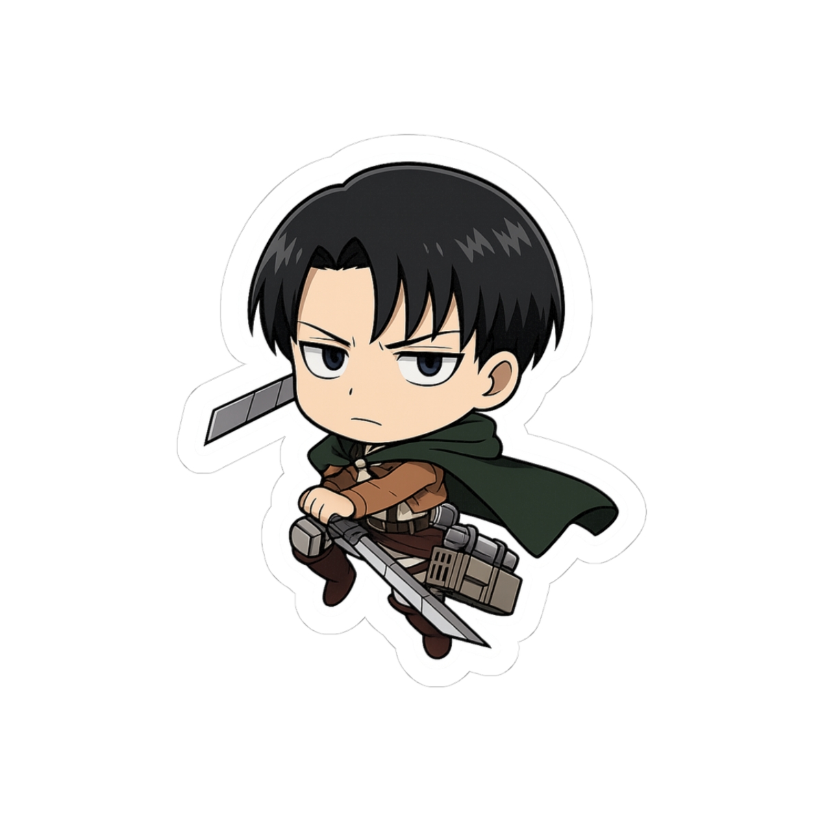 Levi Ackerman Attack on Titan Sticker | Bold Anime Vinyl Decal
