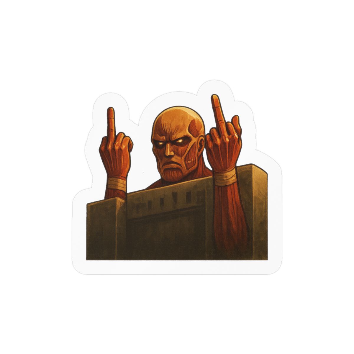 Titan Meme Sticker | Funny Vinyl Decal - Official Stickers merchandise
