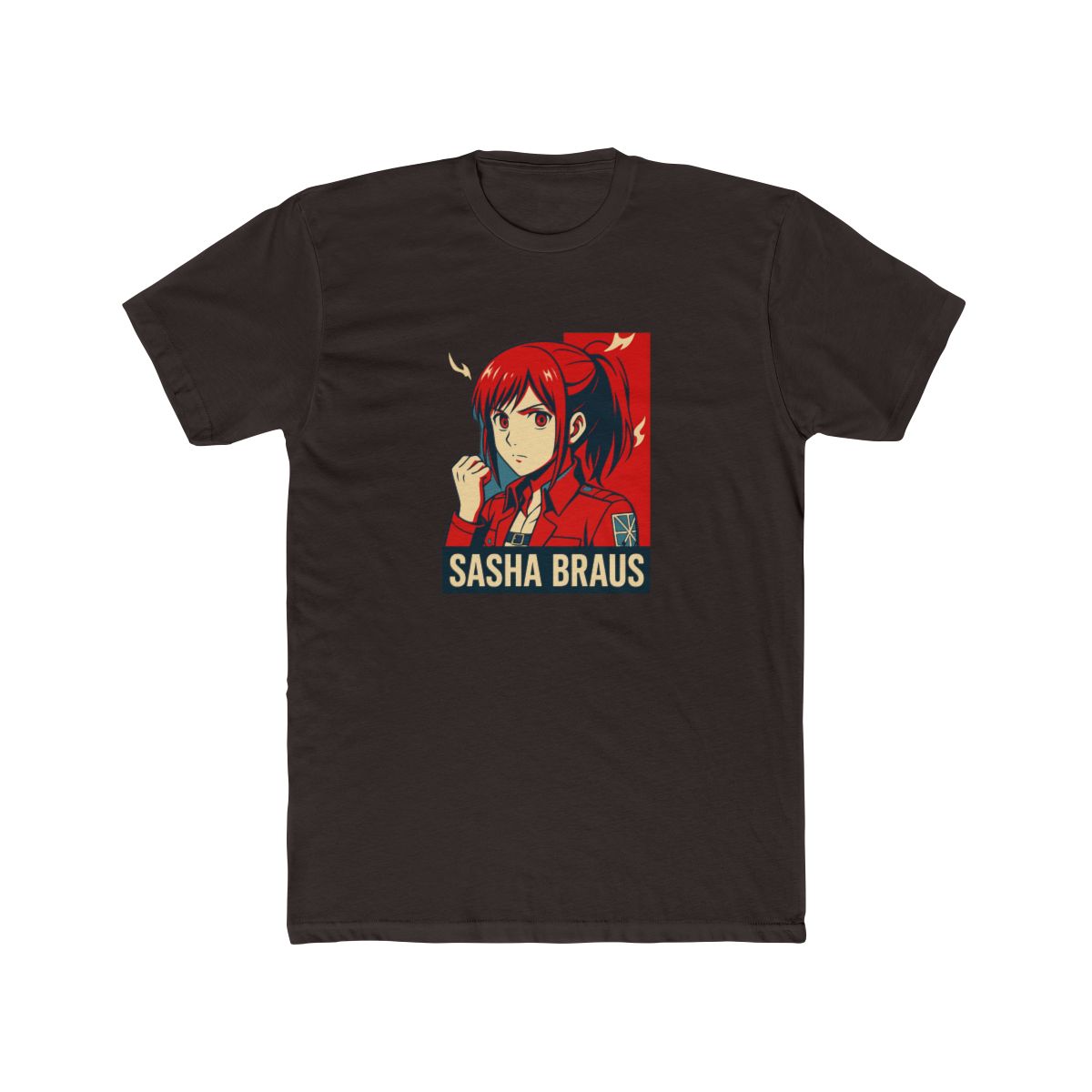 Sasha Braus Potato Lover Attack on Titan T-Shirt - alternate angle 2, merchandise