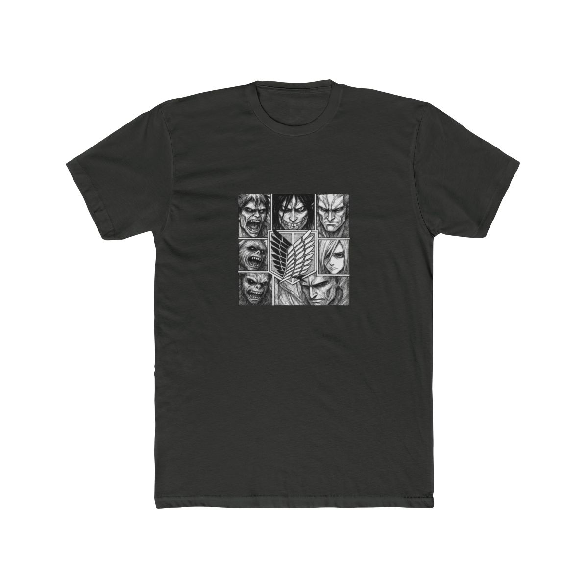 Attack on Titan Survey Corps Scout Spirit T-Shirt - alternate angle 2, merchandise