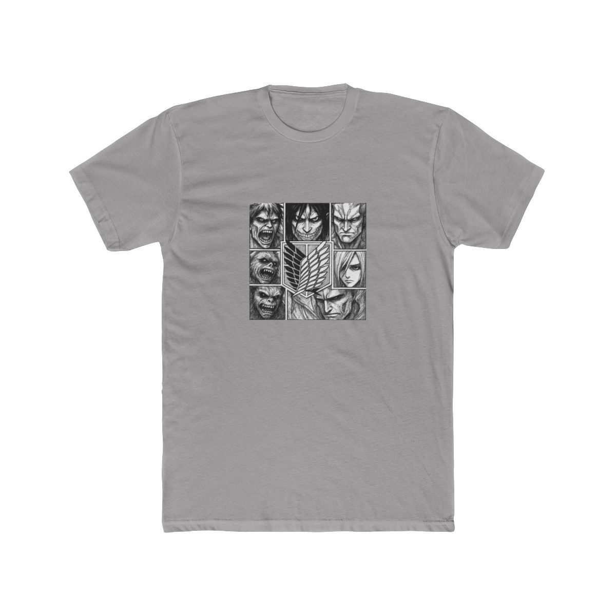 Attack on Titan Survey Corps Scout Spirit T-Shirt - alternate angle 4, merchandise