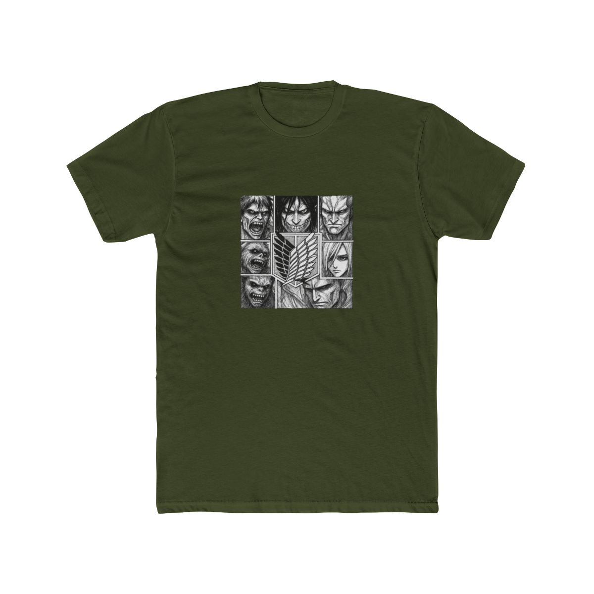 Attack on Titan Survey Corps Scout Spirit T-Shirt - alternate angle 4, merchandise
