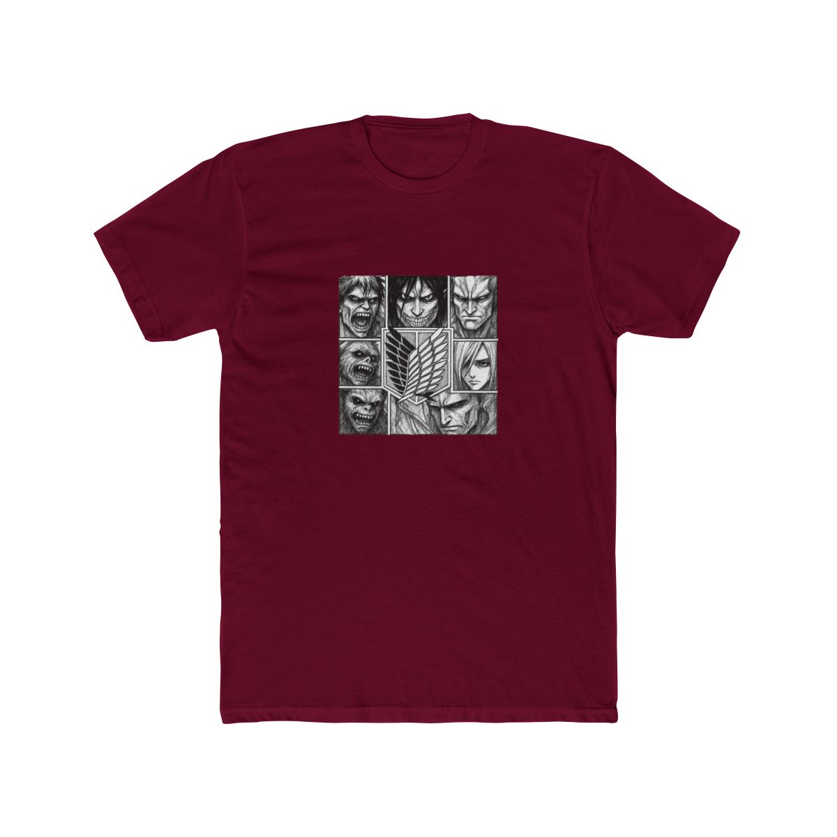 Attack on Titan Survey Corps Scout Spirit T-Shirt - alternate angle 5, merchandise