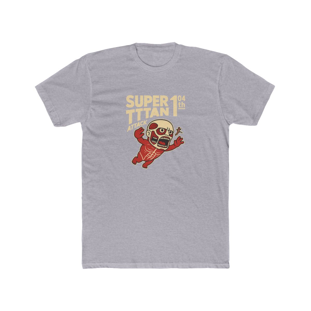 Super Titan Attack Epic Anime T-Shirt - alternate angle 4, merchandise