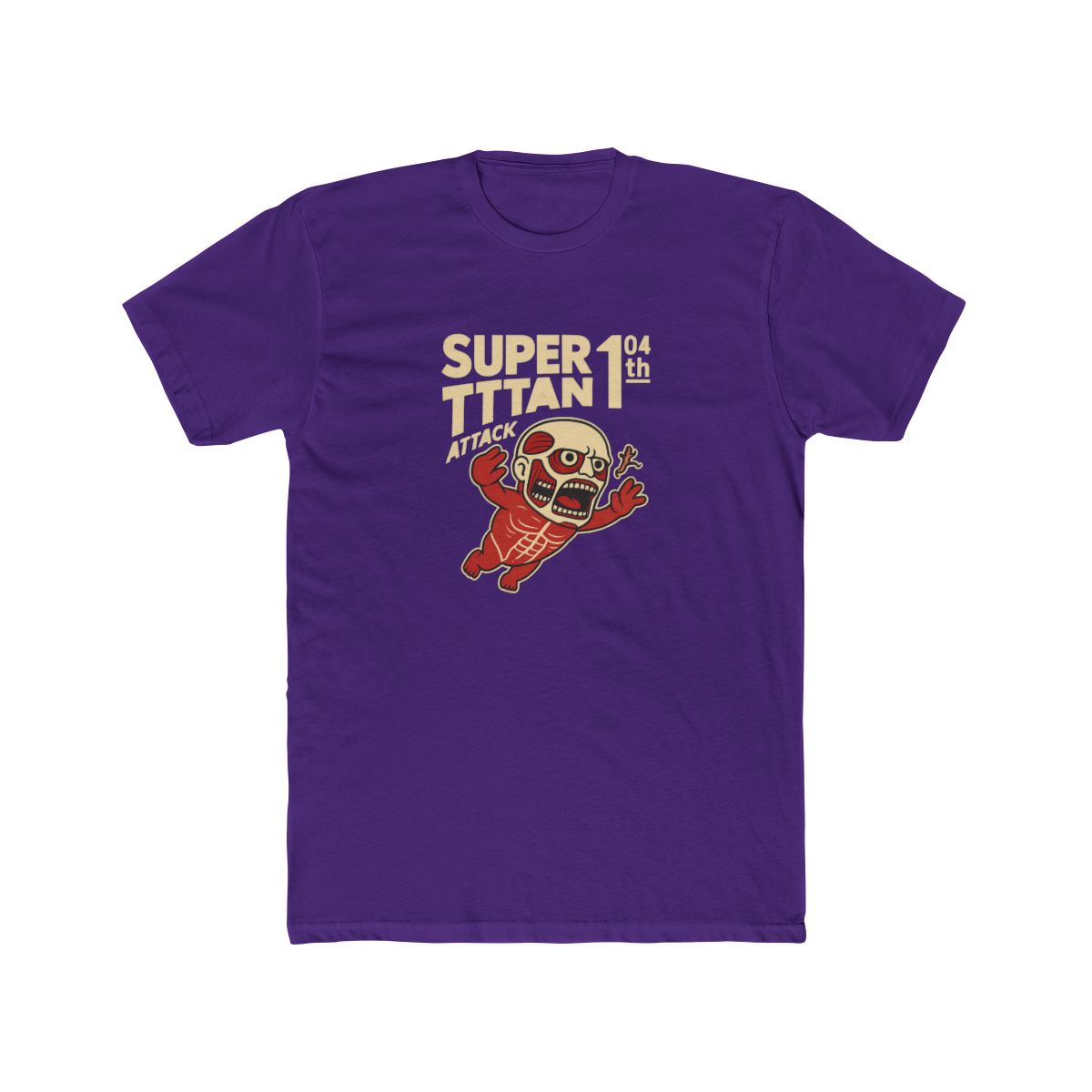 Super Titan Attack Epic Anime T-Shirt - alternate angle 2, merchandise