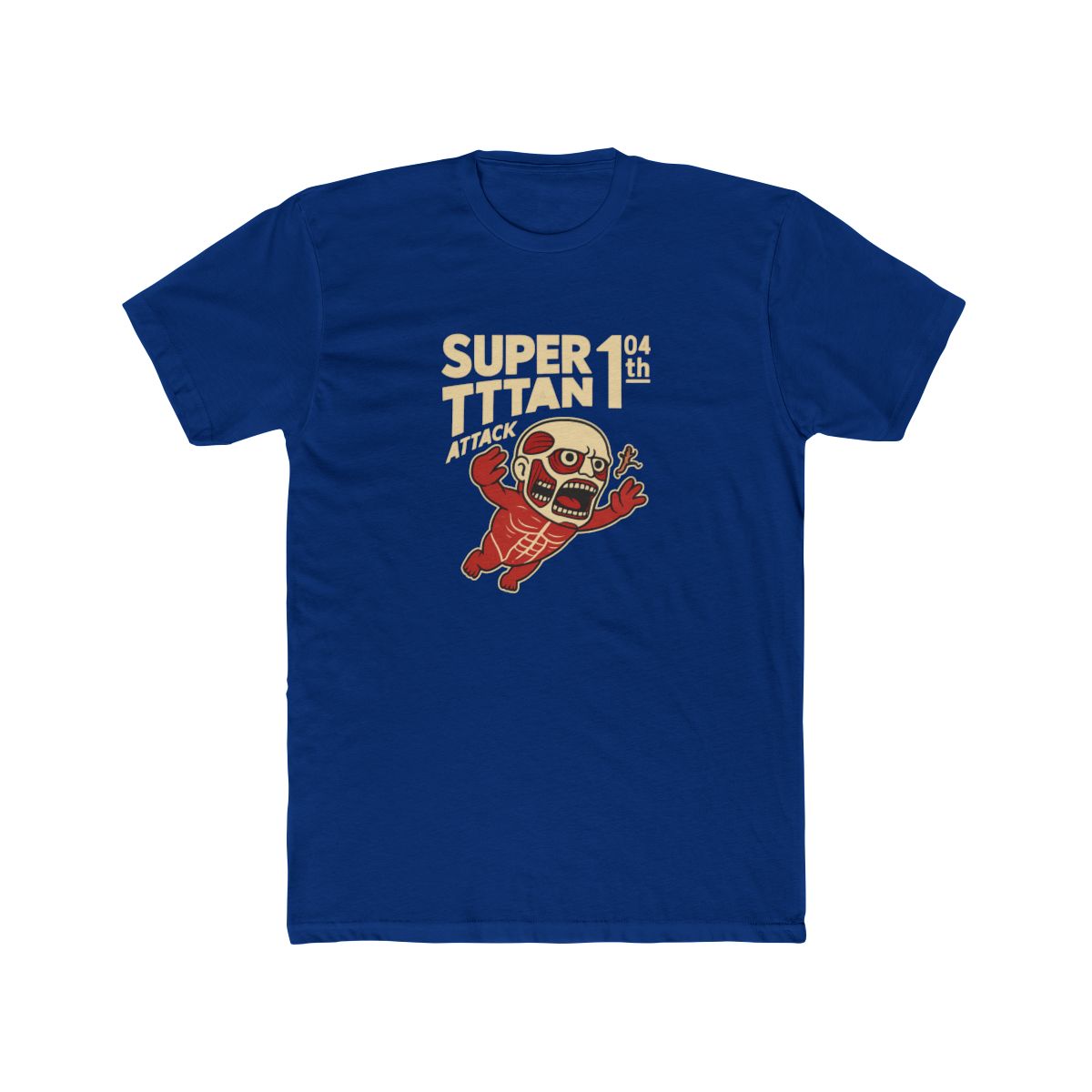 Super Titan Attack Epic Anime T-Shirt - alternate angle 5, merchandise