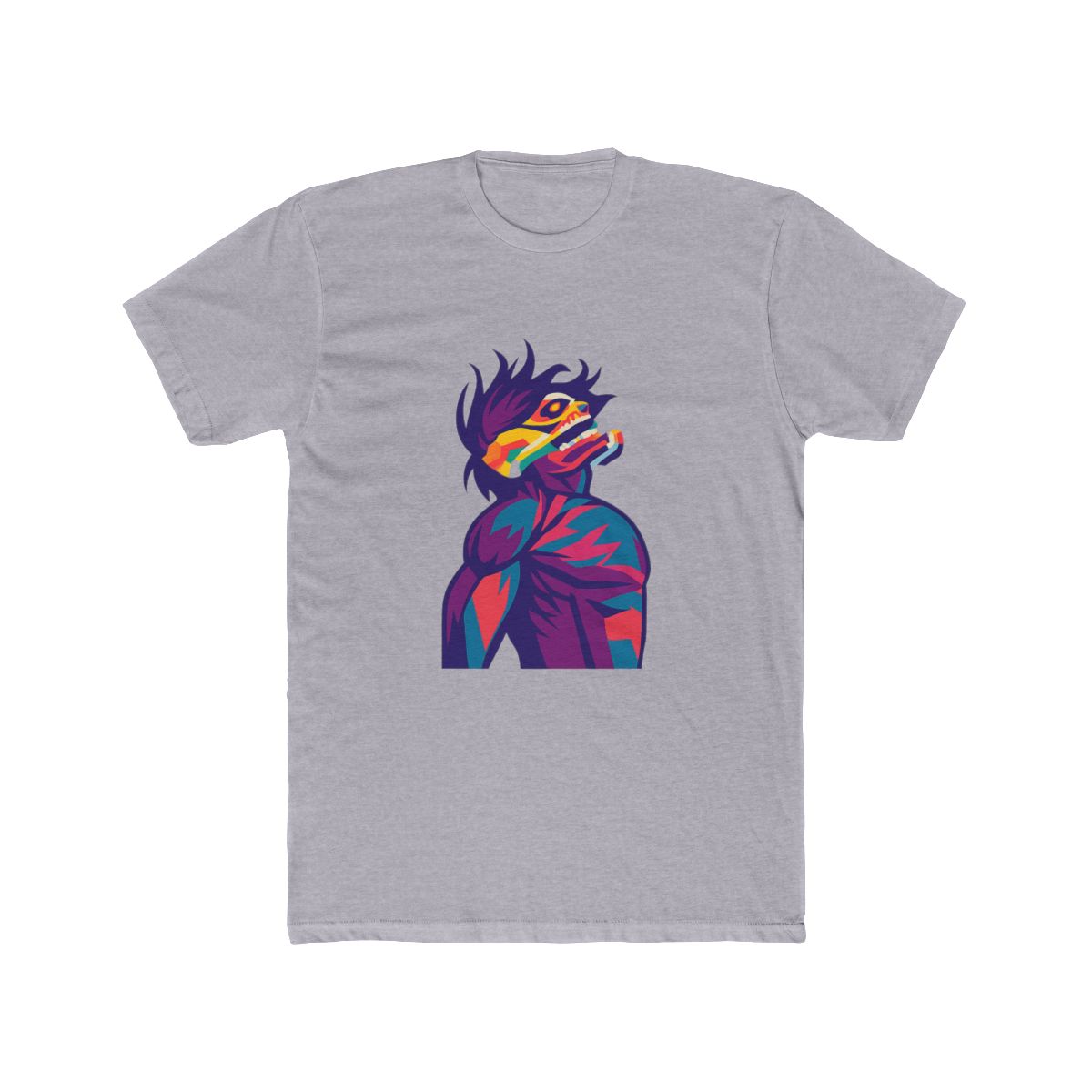 Attack Titan Pop Art Graphic T-Shirt - alternate angle 5, merchandise