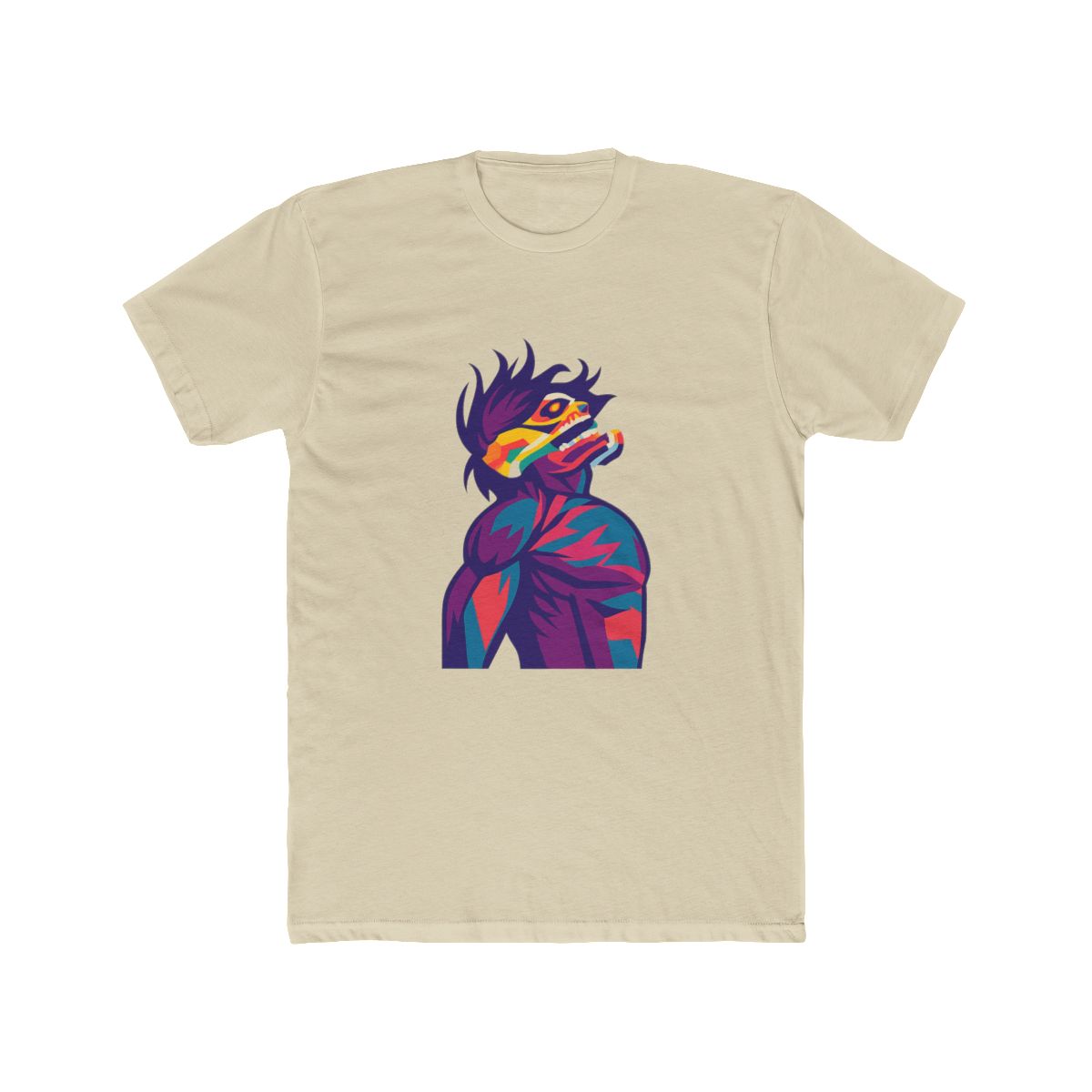 Attack Titan Pop Art Graphic T-Shirt - alternate angle 4, merchandise