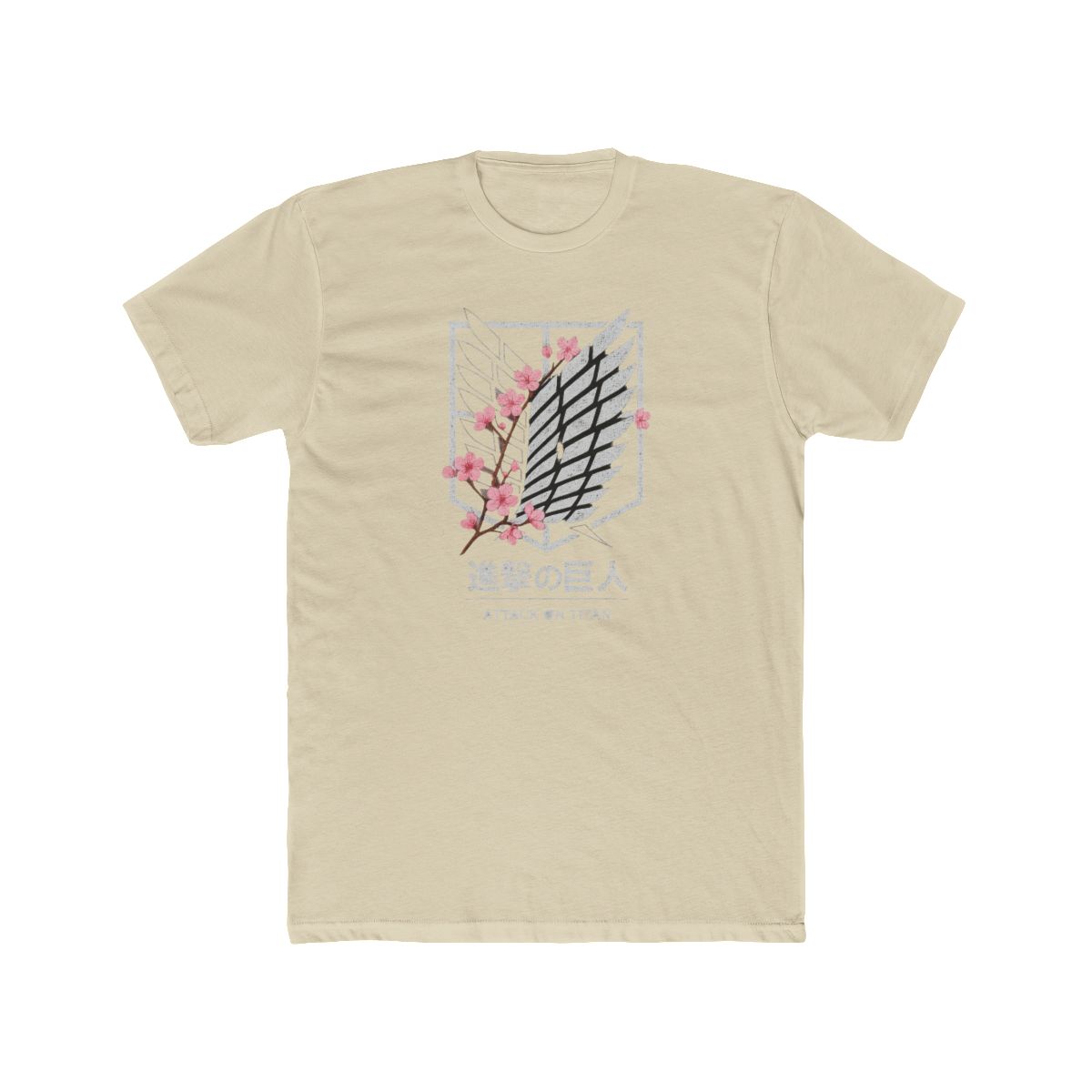 Cherry Blossoms Survey Logo | Attack on Titan Tee, Anime Fan Shirt, Scout Gift - alternate angle 4, merchandise