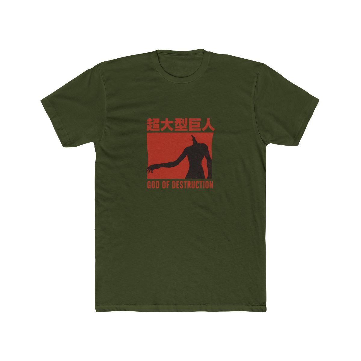 Attack on Titan Season 4 Titan God of Destruction T-Shirt - alternate angle 5, merchandise