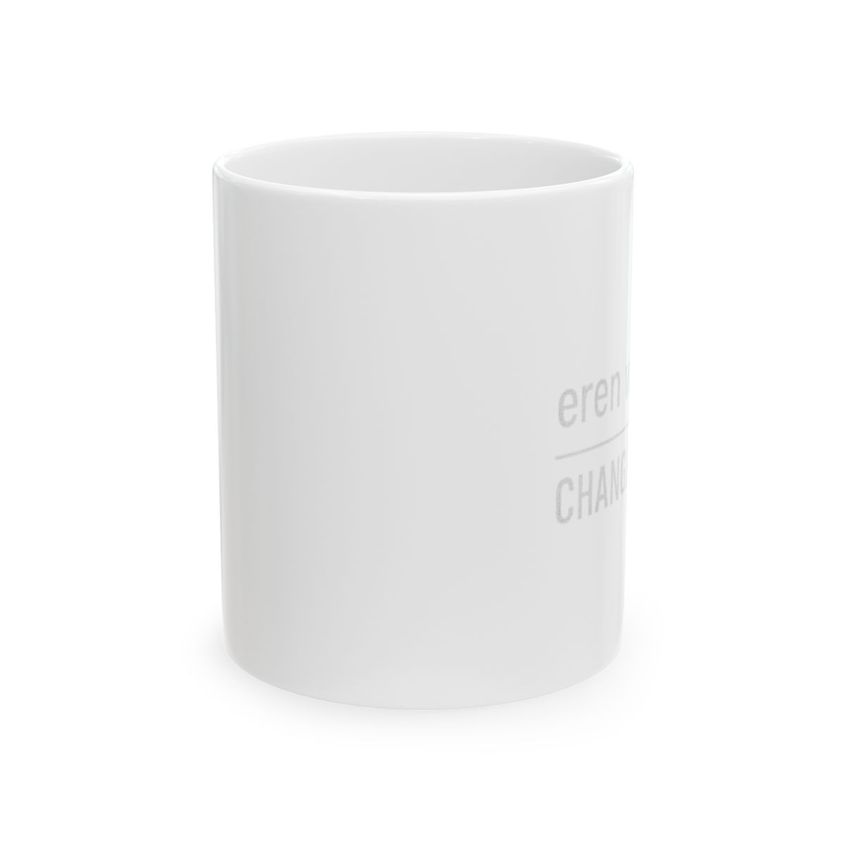 Eren Was Right Change My Mind Attack on Titan Mug - alternate angle 1, merchandise