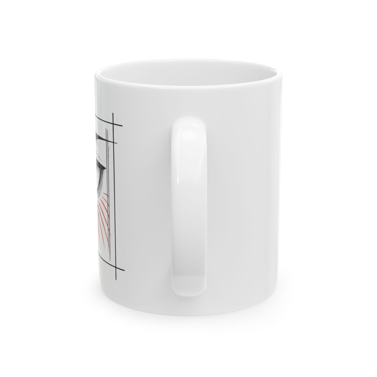 Intense Eren Yeager Eyes Attack on Titan Mug - alternate angle 3, merchandise