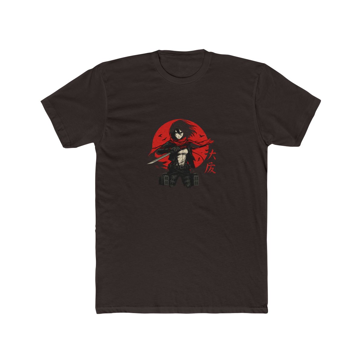 Mikasa Ackerman Attack on Titan Fierce T-Shirt - alternate angle 5, merchandise