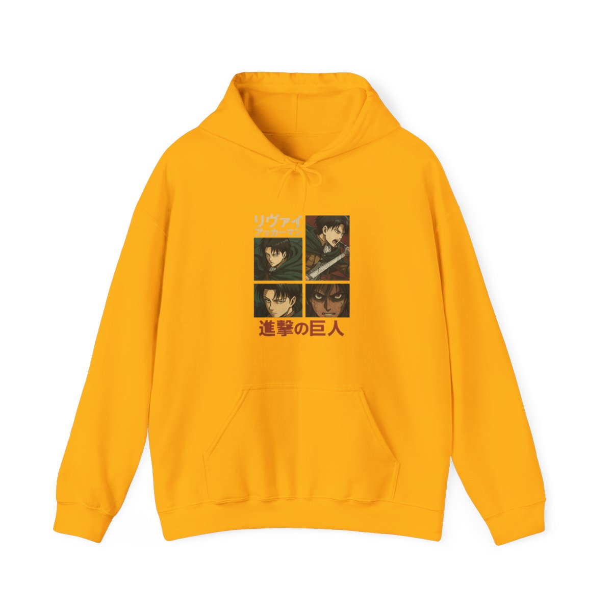 Iconic Levi Ackerman Attack on Titan Hoodie - alternate angle 4, merchandise