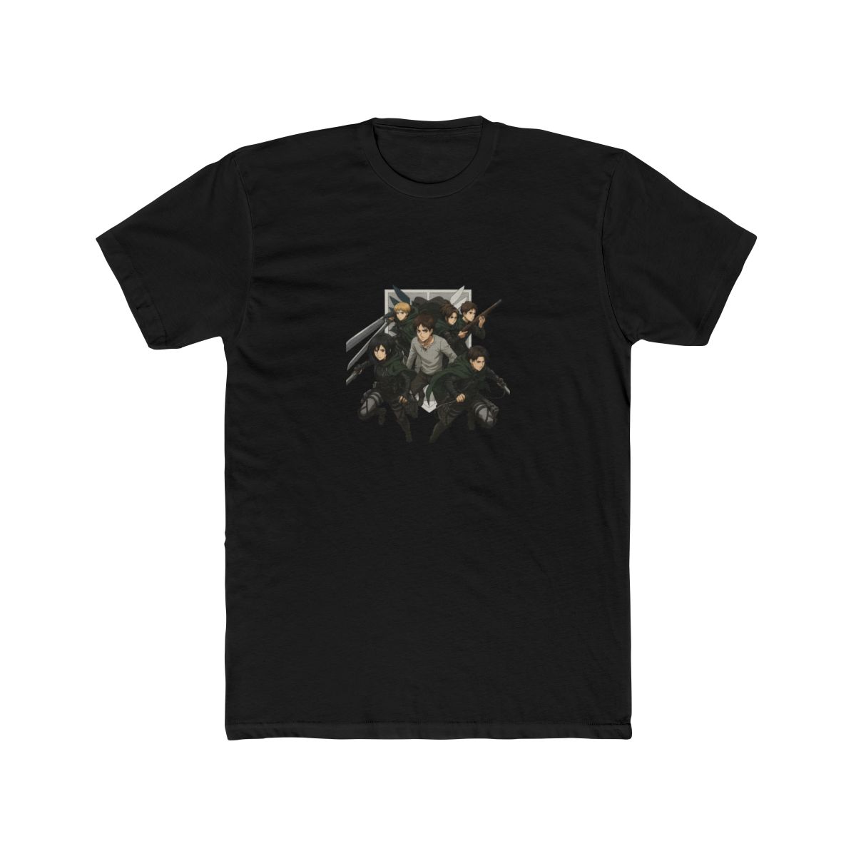 Attack on Titan Scouts Regiment Emblem T-Shirt - alternate angle 3, merchandise