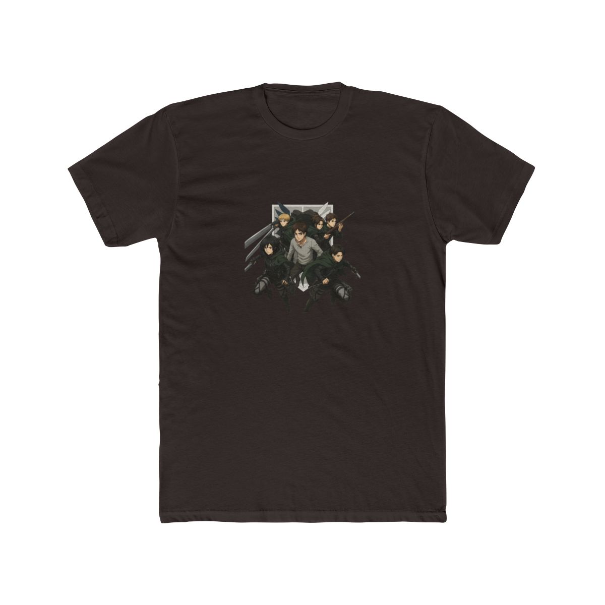 Attack on Titan Scouts Regiment Emblem T-Shirt - alternate angle 2, merchandise