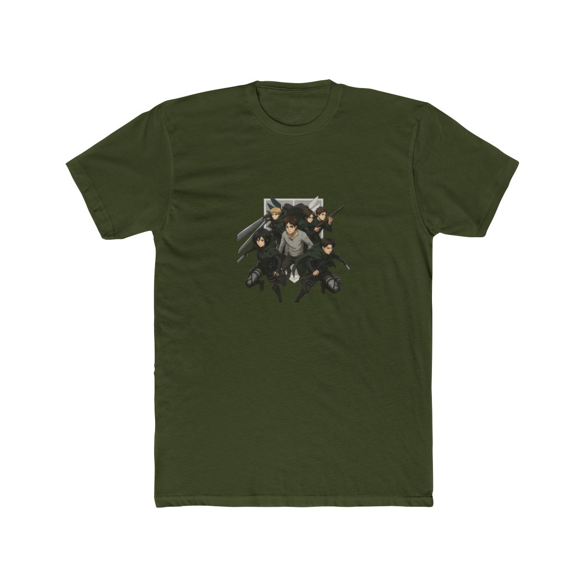 Attack on Titan Scouts Regiment Emblem T-Shirt - alternate angle 5, merchandise