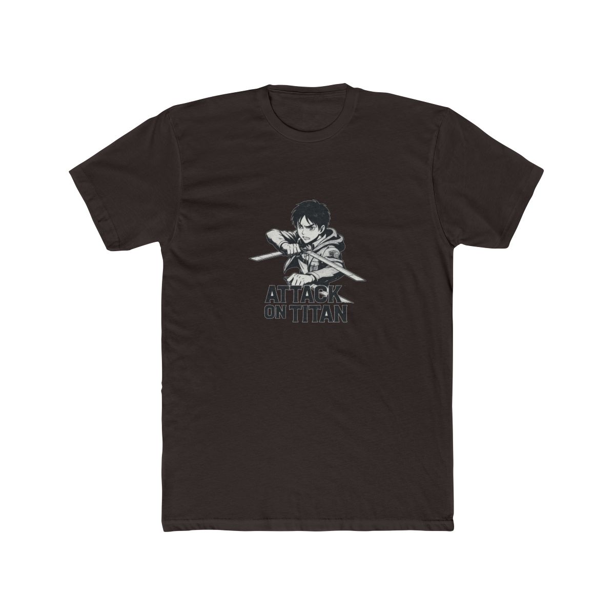 Anime Attack on Titan Manga War White Men T-Shirt - alternate angle 3, merchandise