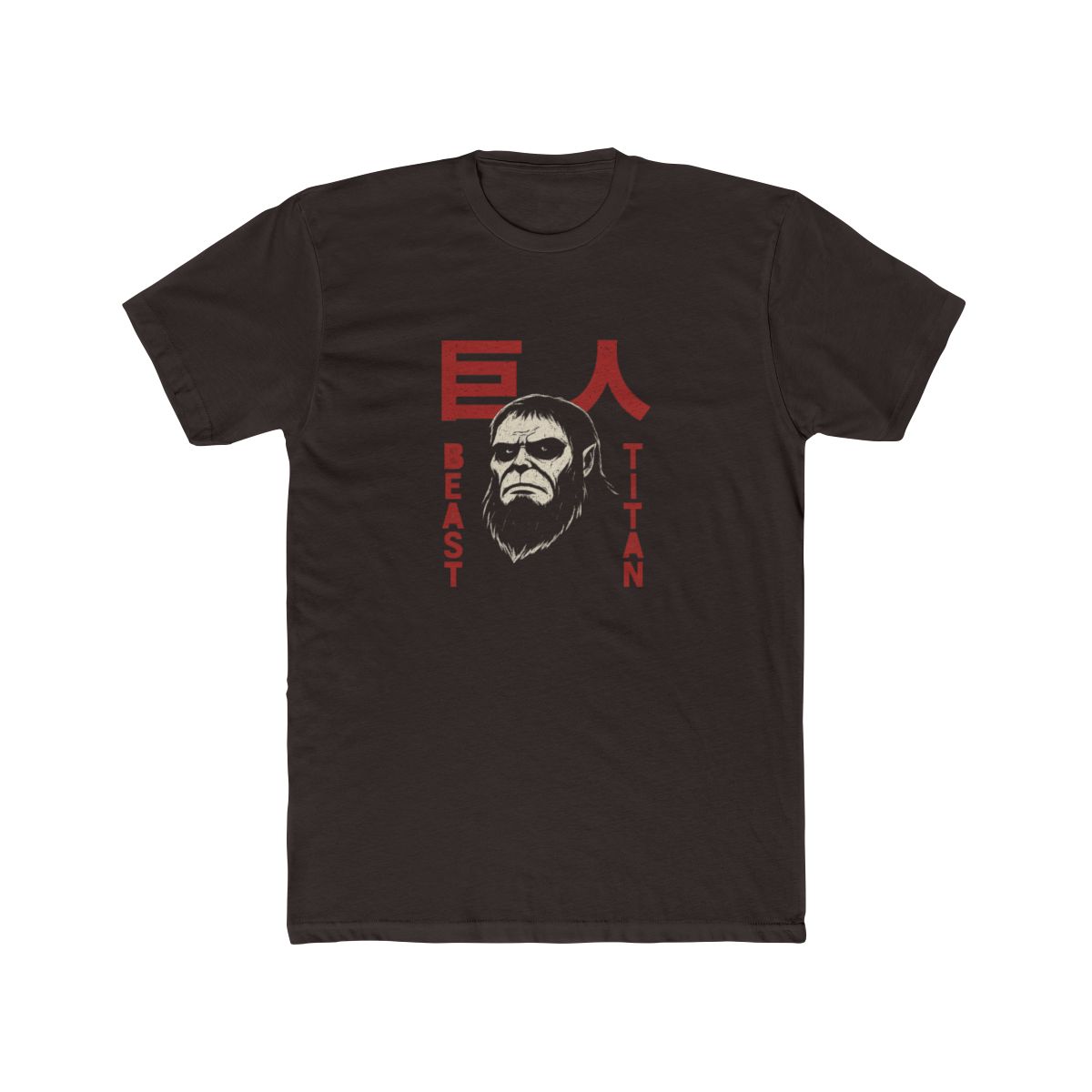 Attack on Titan Season 4 Beast Titan & Large Kanji T-Shirt - Official t-shirts merchandise