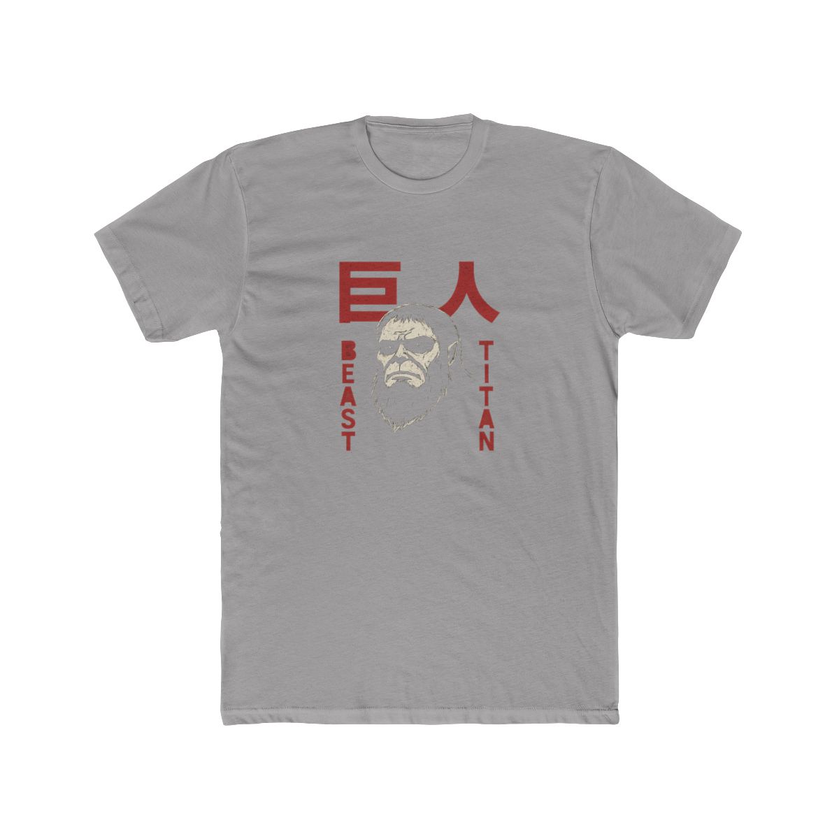 Attack on Titan Season 4 Beast Titan & Large Kanji T-Shirt - alternate angle 3, merchandise