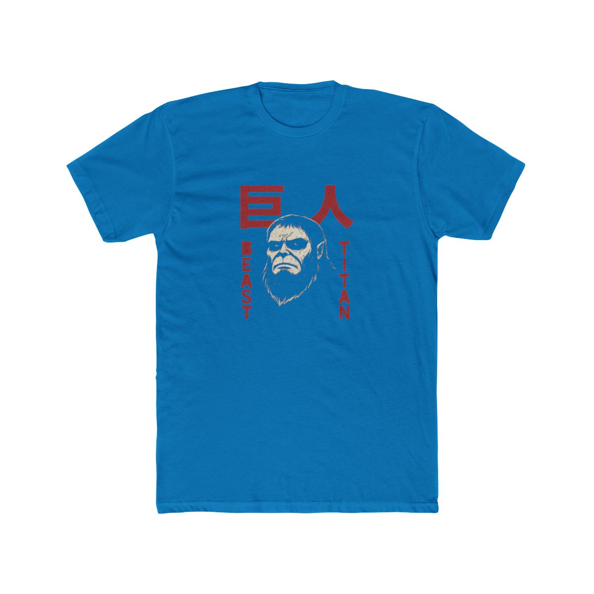 Attack on Titan Season 4 Beast Titan & Large Kanji T-Shirt - alternate angle 2, merchandise