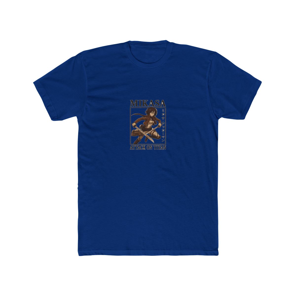 ATTACK ON TITAN-MIKASA ACKERMAN COOL DESIGN T-Shirt - alternate angle 5, merchandise