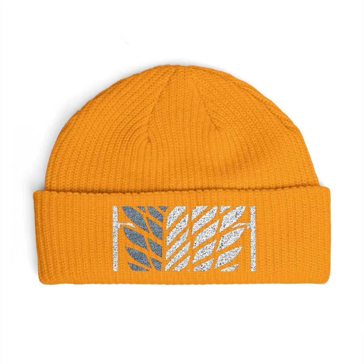 Attack On Titan Embroidered Survey Corps Logo Black Cuff Beanie - alternate angle 3, merchandise