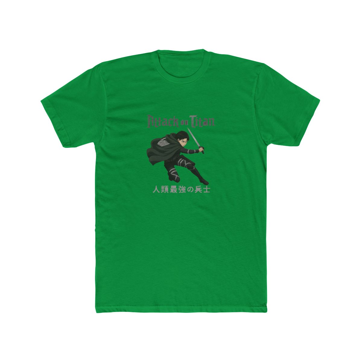 Attack on Titan Levi Humanity's Strongest Soldier T-Shirt - alternate angle 2, merchandise