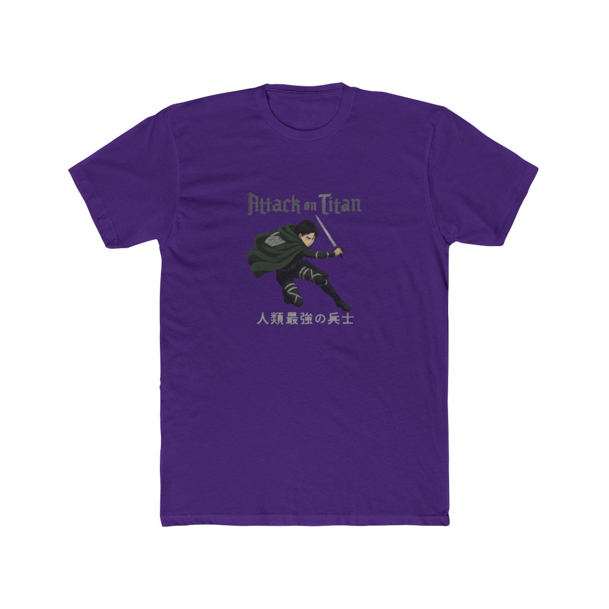Attack on Titan Levi Humanity's Strongest Soldier T-Shirt - alternate angle 3, merchandise