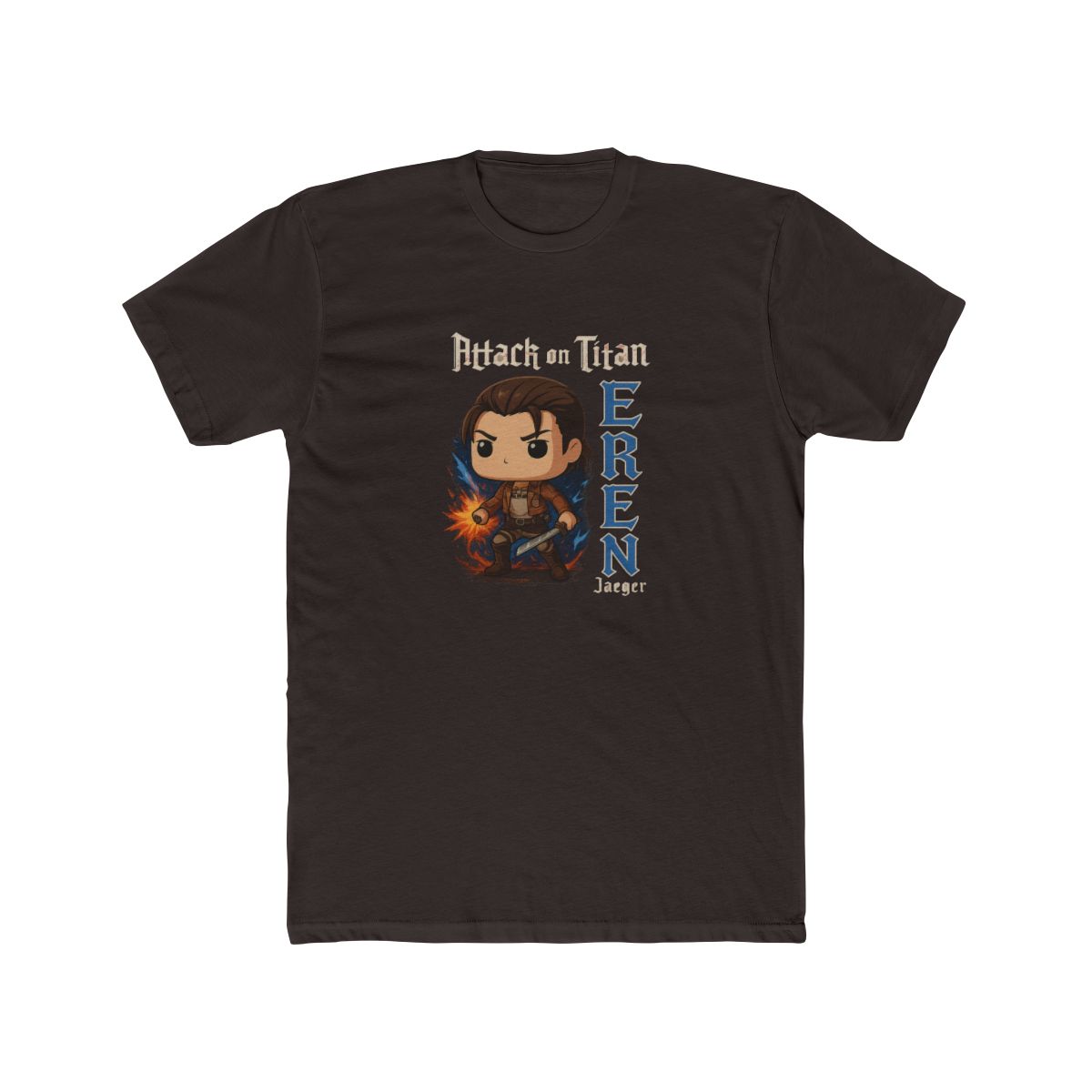 Attack on Titan Eren Yeager Funko Pop T-Shirt Bundle - alternate angle 2, merchandise