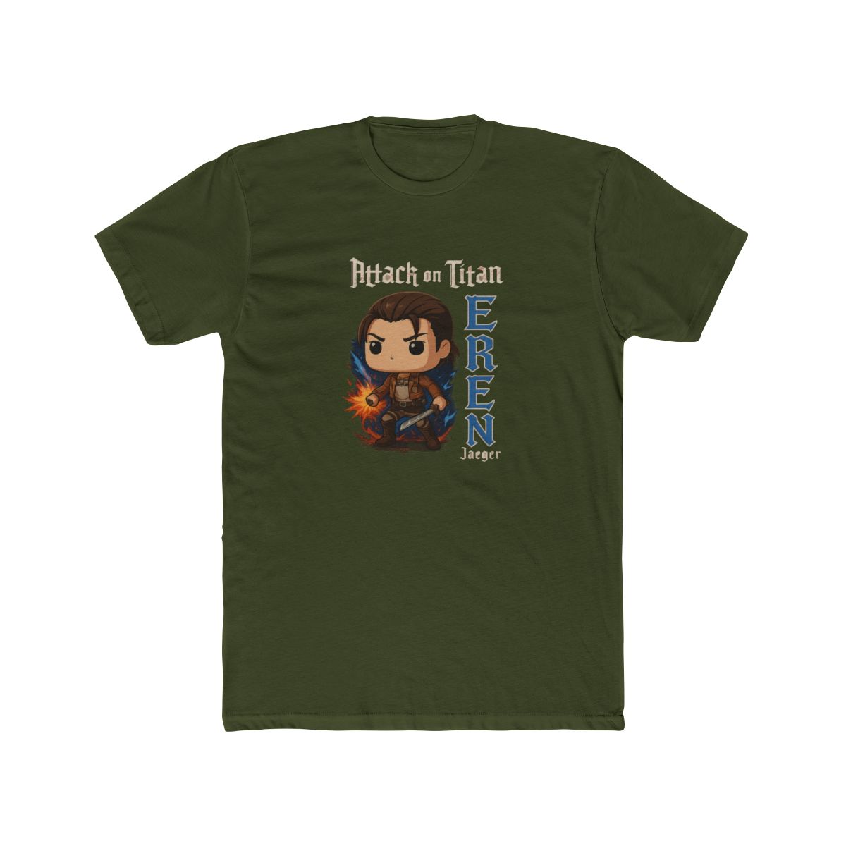 Attack on Titan Eren Yeager Funko Pop T-Shirt Bundle - alternate angle 4, merchandise
