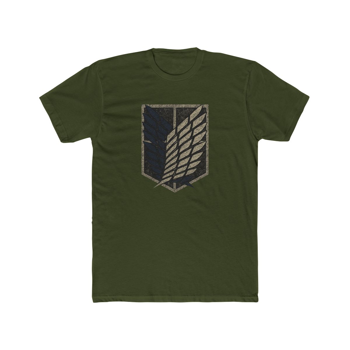 Distressed Scout Symbol Attack on Titan T-Shirt - alternate angle 5, merchandise