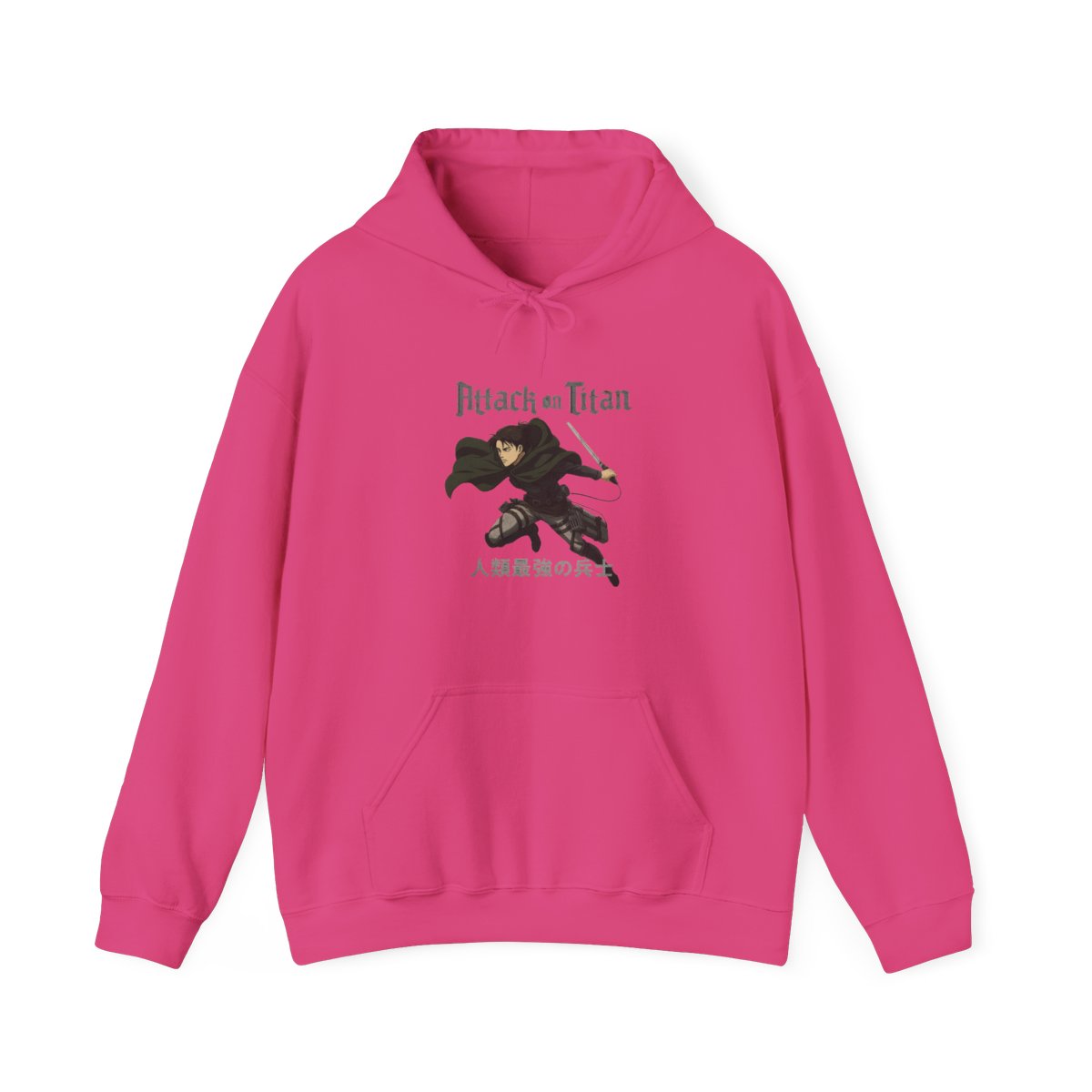 Attack on Titan Levi Ackerman Humanity's Strongest Soldier Hoodie - alternate angle 3, merchandise