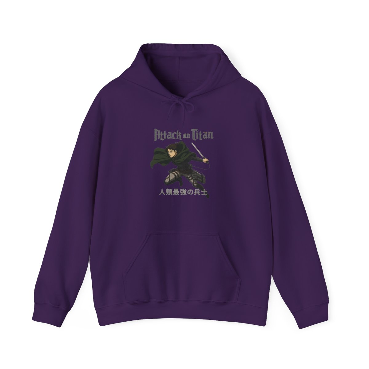 Attack on Titan Levi Ackerman Humanity's Strongest Soldier Hoodie - alternate angle 4, merchandise