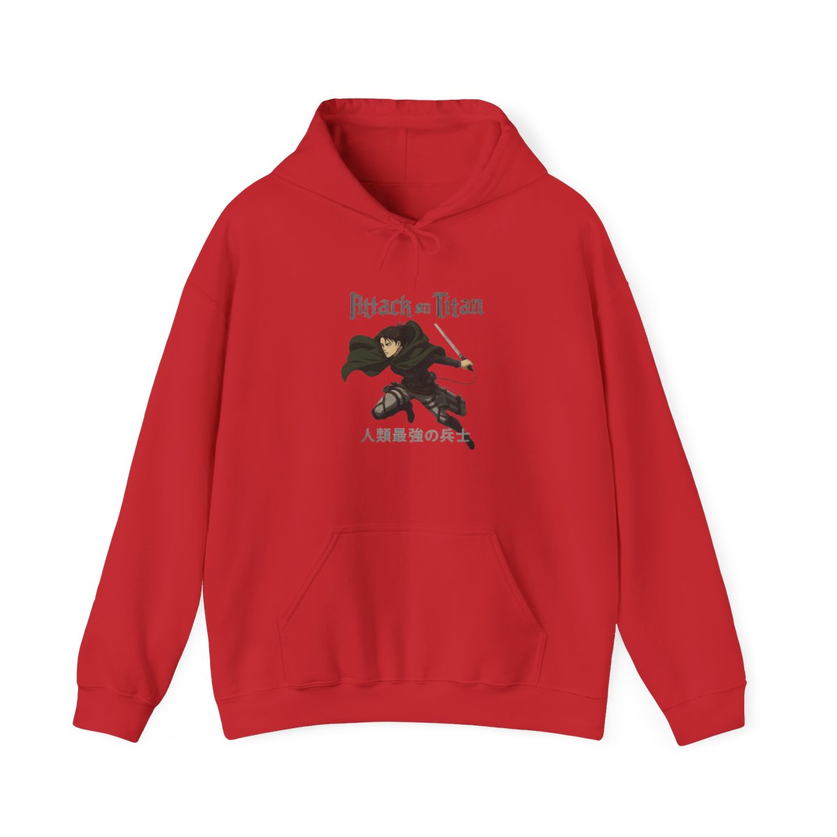 Attack on Titan Levi Ackerman Humanity's Strongest Soldier Hoodie - alternate angle 2, merchandise