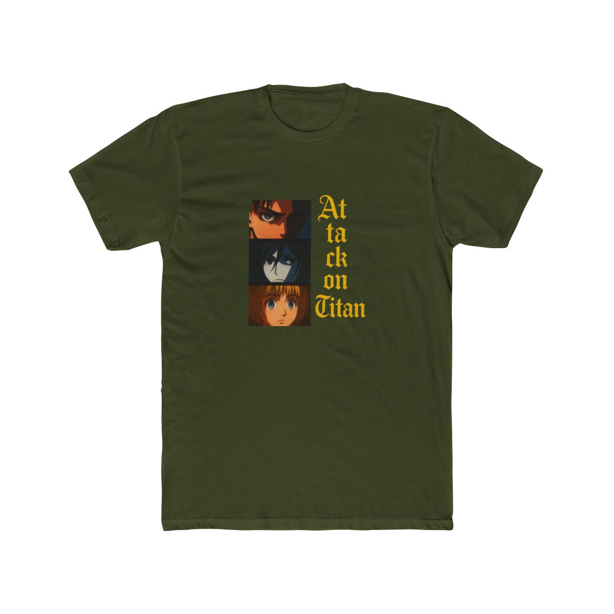 Attack on Titan Trio Eyes Graphic T-Shirt - alternate angle 4, merchandise