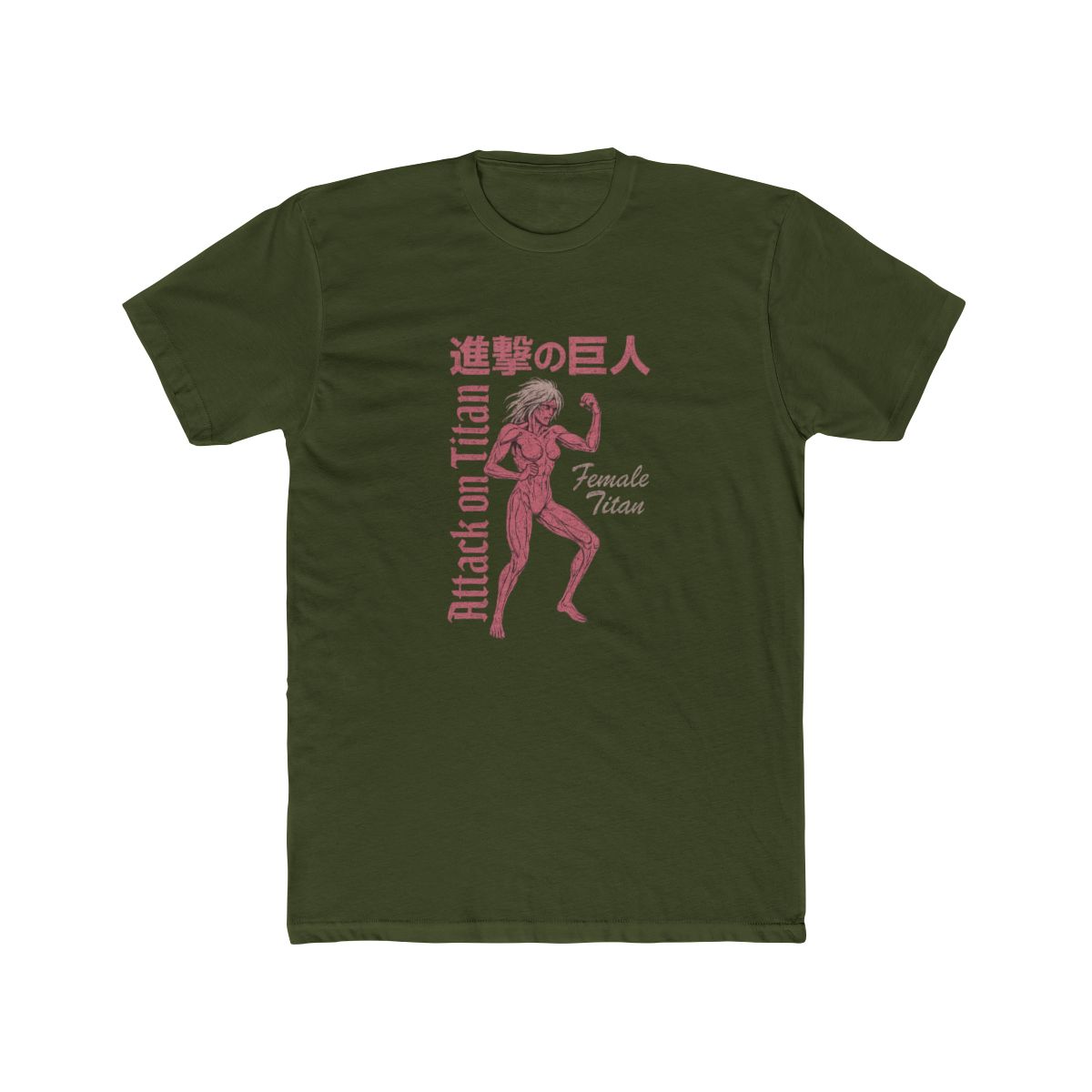 Attack on Titan Female Titan Dark Wash T-Shirt - alternate angle 4, merchandise