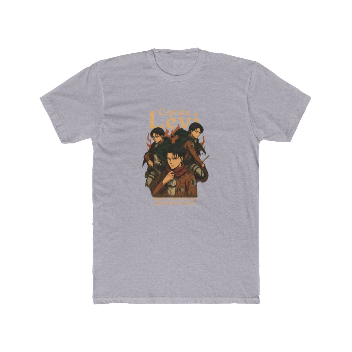 Attack on Titan Captain Levi Collage T-Shirt - alternate angle 5, merchandise