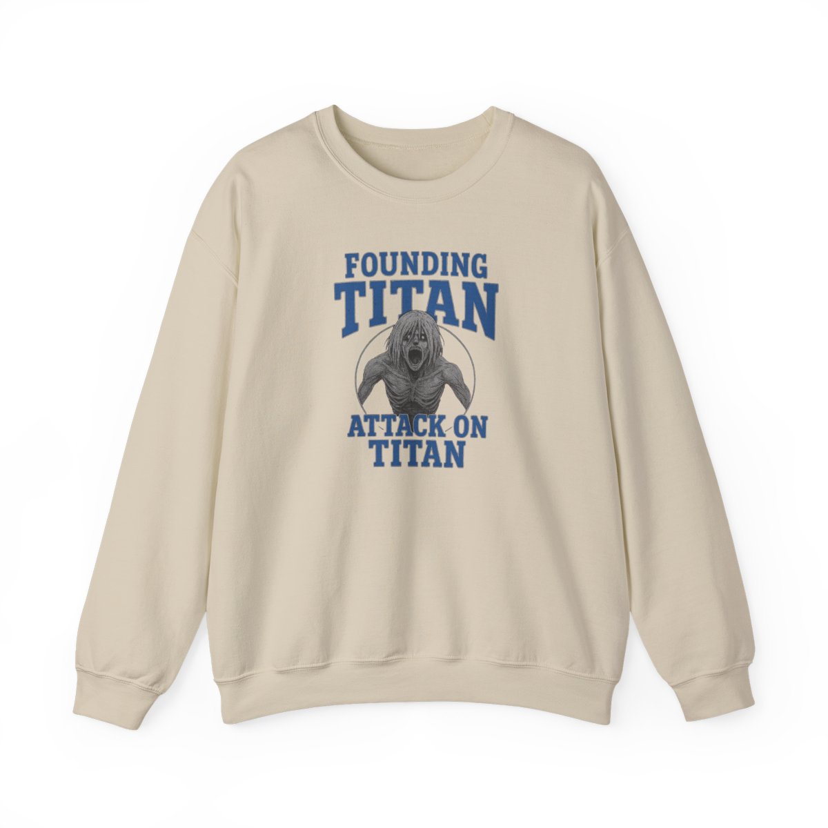 Attack on Titan Ymir Founding Titan Slouchy Sweatshirt - alternate angle 4, merchandise