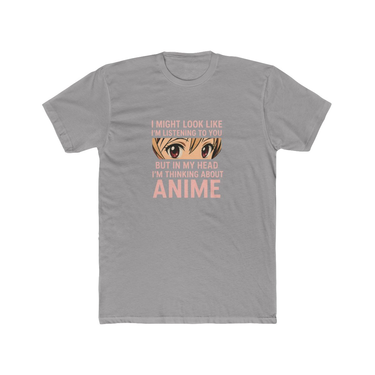 Sustainable Premium T-Shirt I Might Look Like Im Listening To You Thinking - alternate angle 5, merchandise