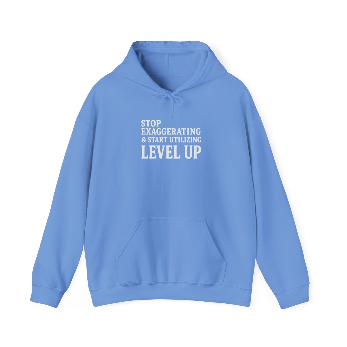 Sustainable Premium Hoodie LEVEL UP 100% - alternate angle 2, merchandise