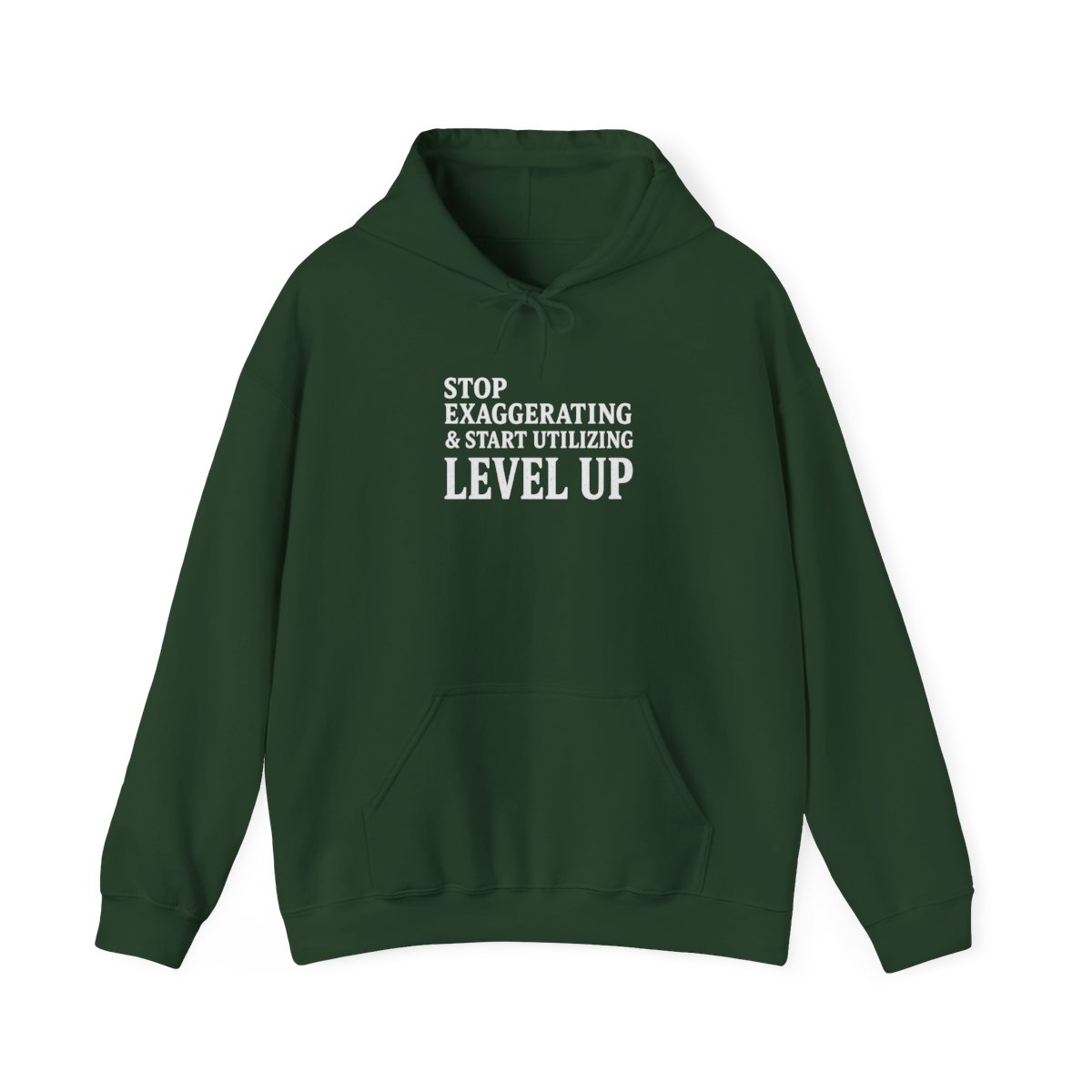 Sustainable Premium Hoodie LEVEL UP 100% - alternate angle 4, merchandise