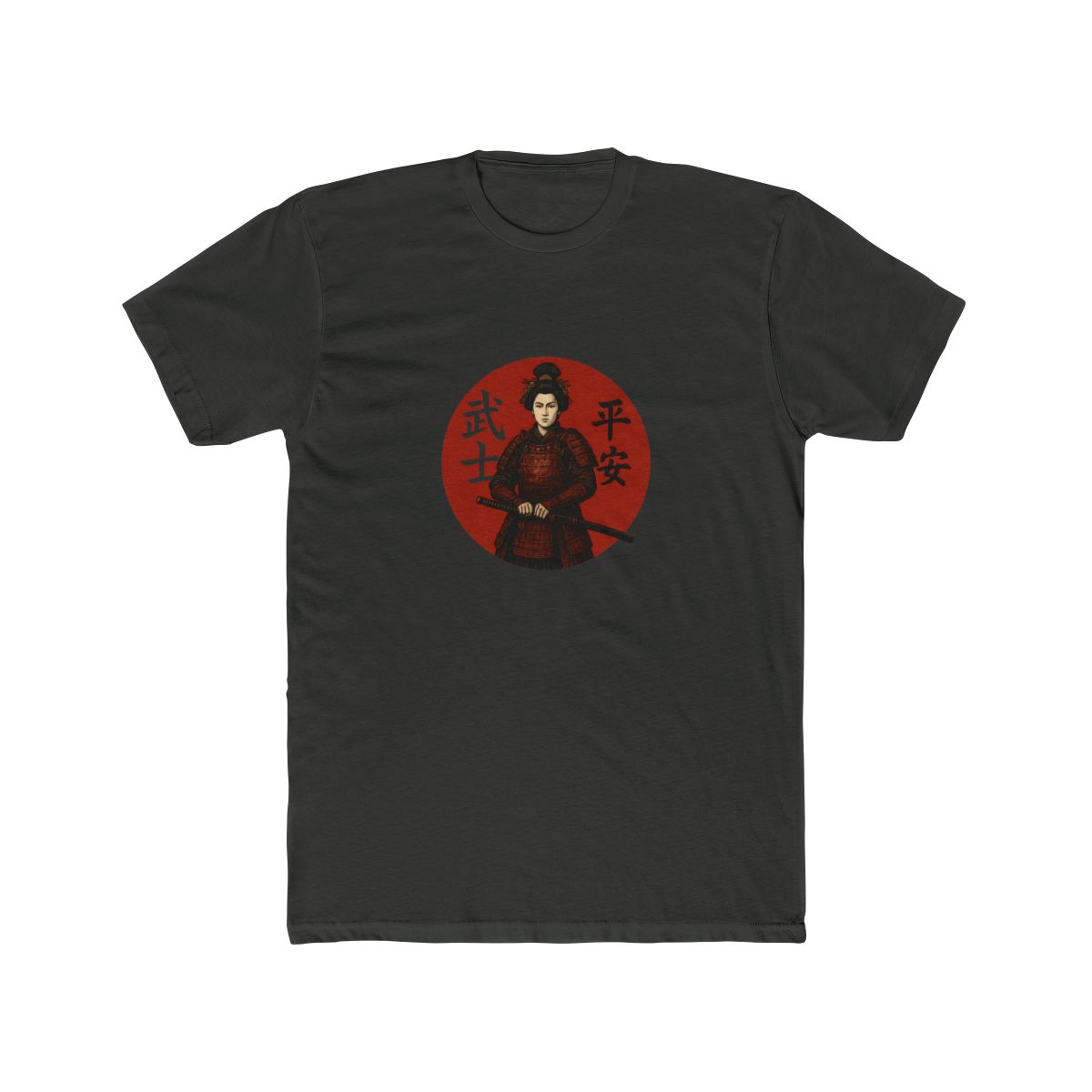 Sustainable Ringer T-Shirt Ancient Japanese art - Japanese samurai art - alternate angle 5, merchandise