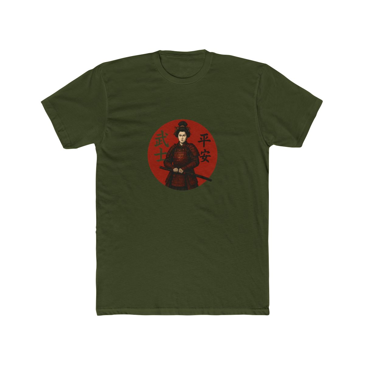 Sustainable Ringer T-Shirt Ancient Japanese art - Japanese samurai art - alternate angle 5, merchandise