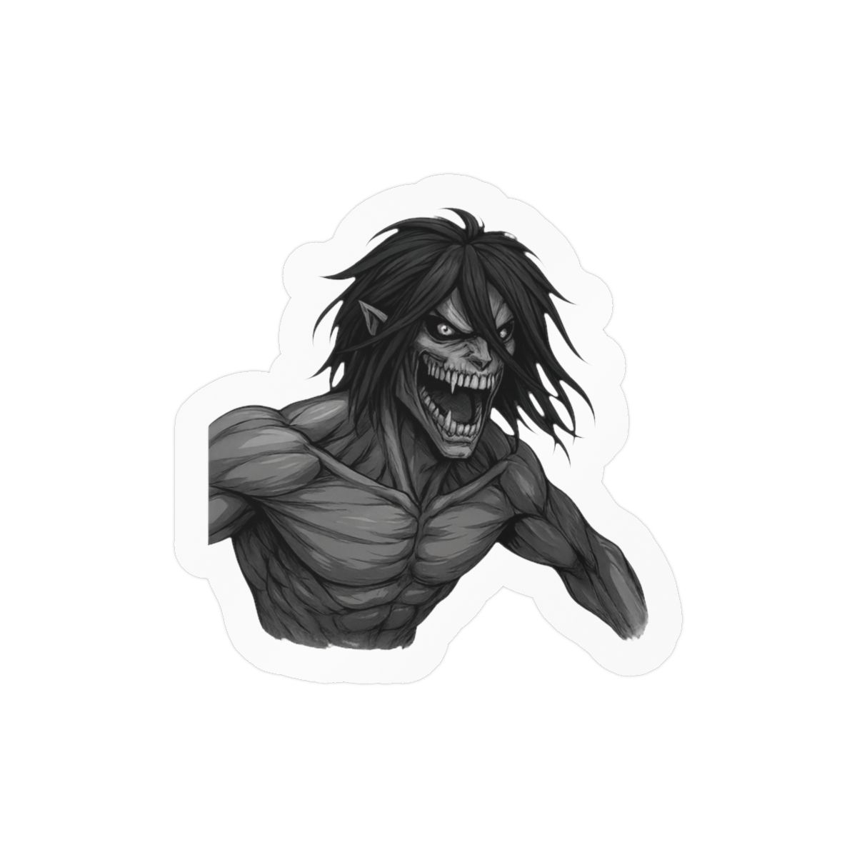 Attack Titan Sticker | Bold Anime Vinyl Decal - Official Stickers merchandise